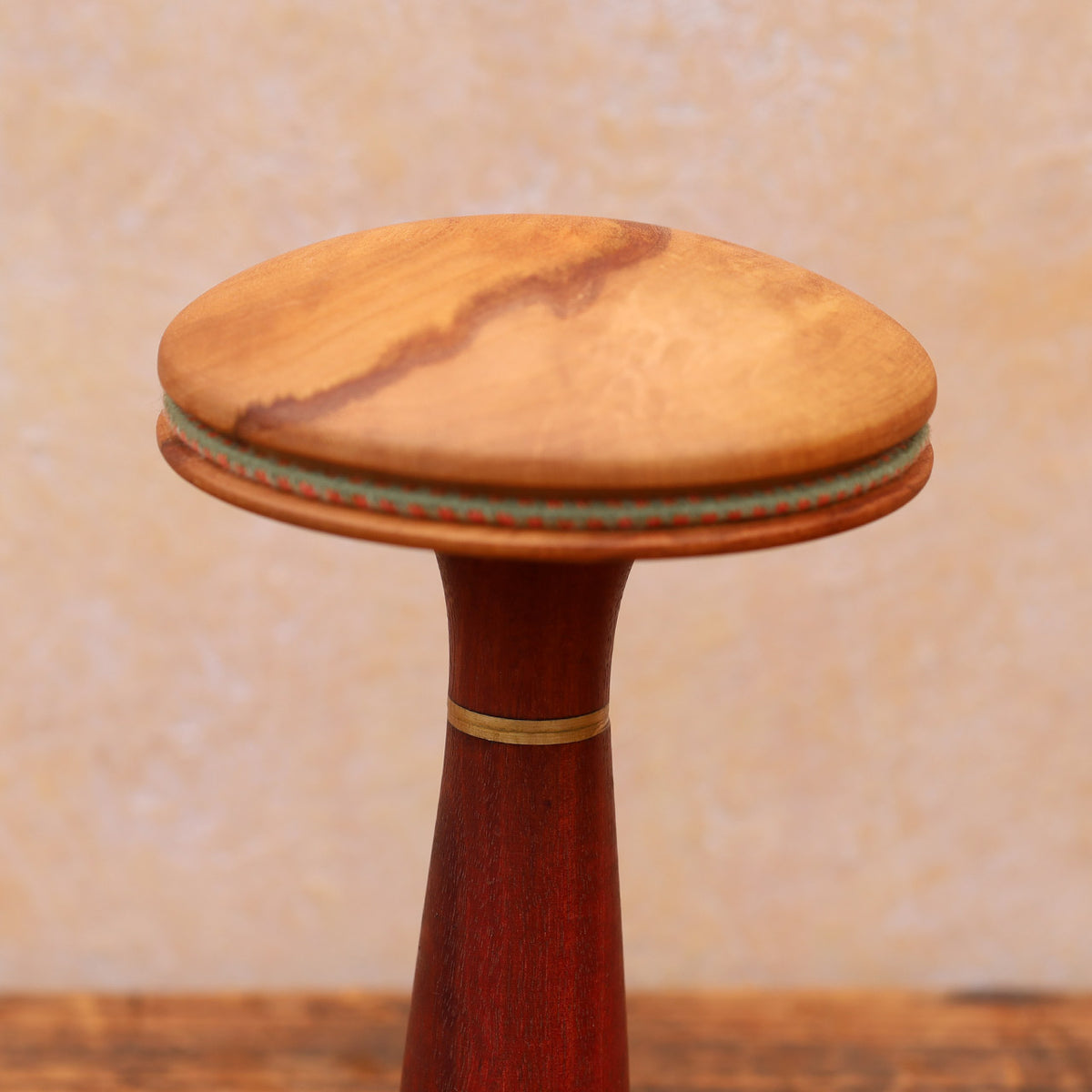 Super Deluxe Darning Mushroom with Groove & Needle Case