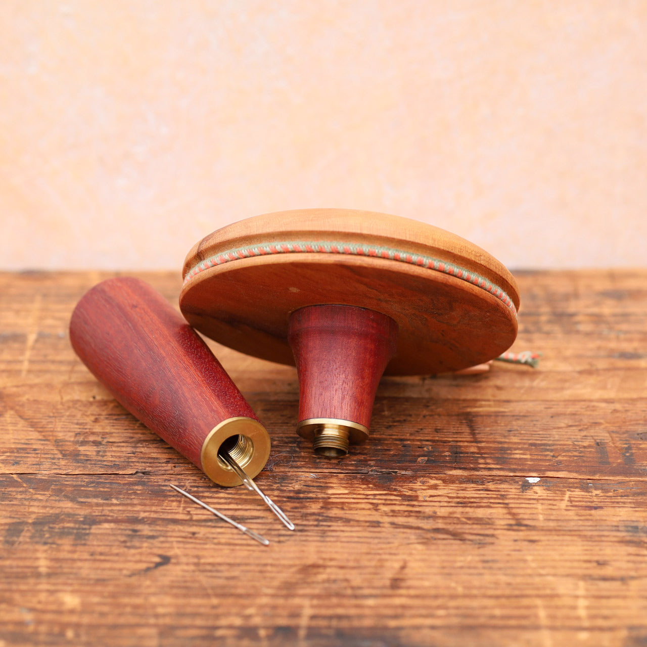 Super Deluxe Darning Mushroom with Groove & Needle Case