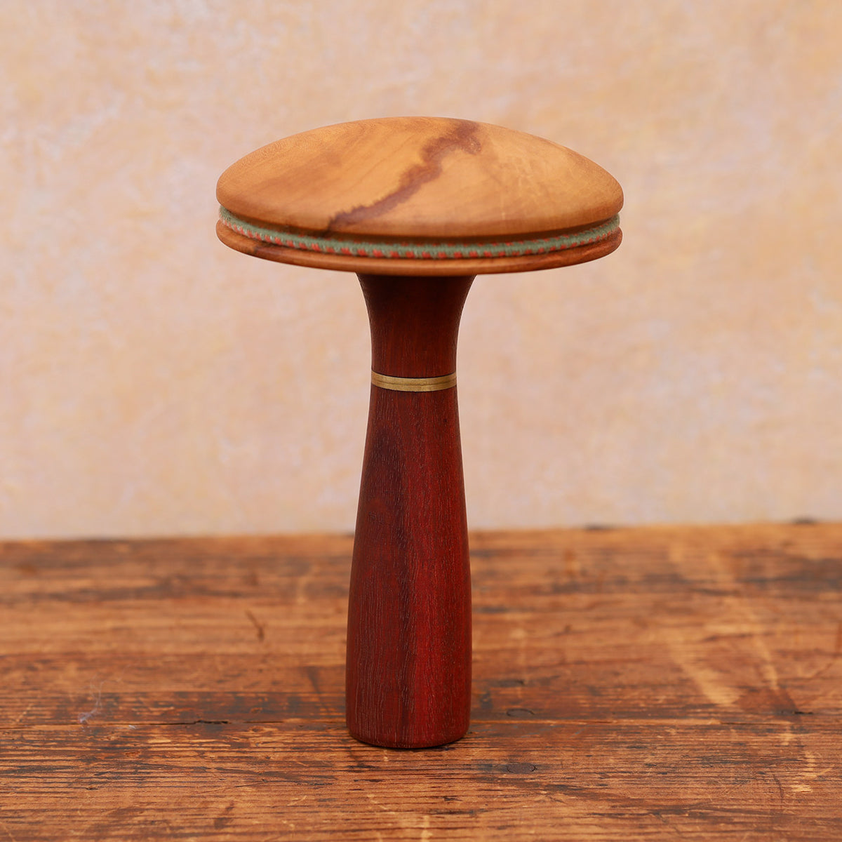 Super Deluxe Darning Mushroom with Groove & Needle Case