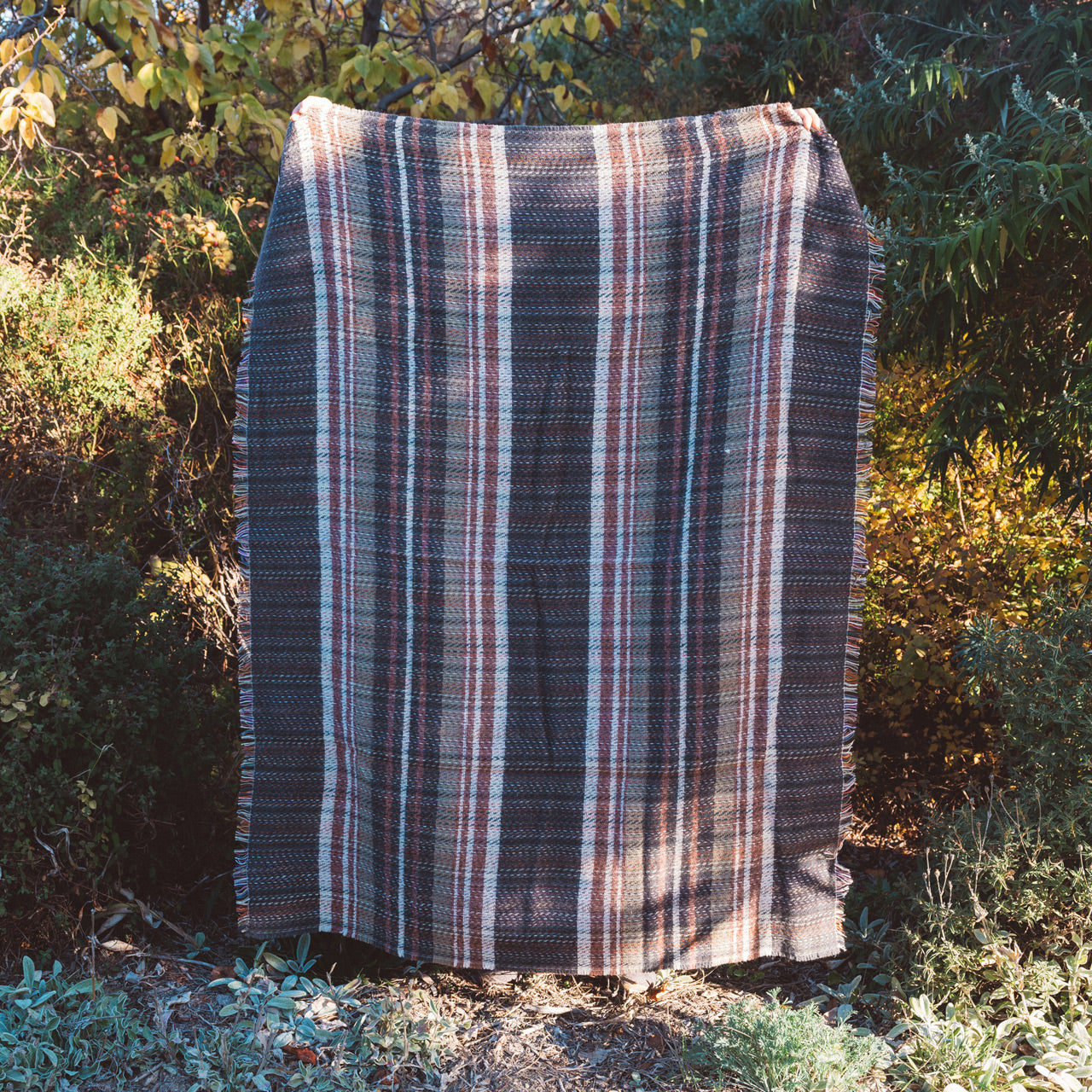 100% Random Recycled Wool Blanket/Rug - Medium (150x120cm)