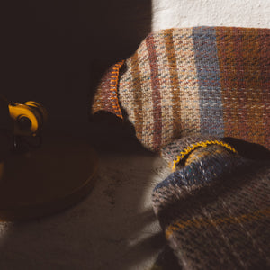 Hot Water Bottle with Plaid 100% Recycled Wool Cover *Returning May