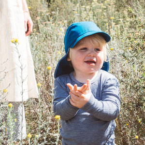 Child's Top Long Sleeve - Organic Cotton/Wool/Silk (1-12 years)