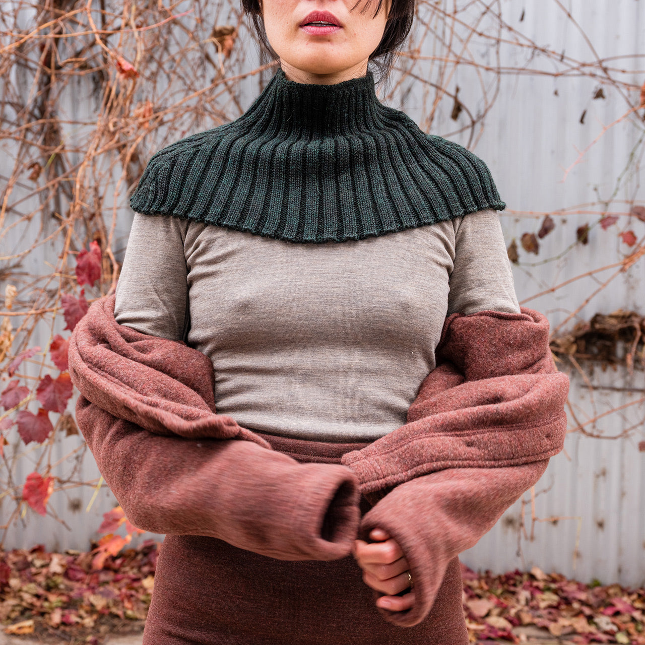 Neck Warmer Turtleneck Scarf Fashion Warm Detachable Turtleneck