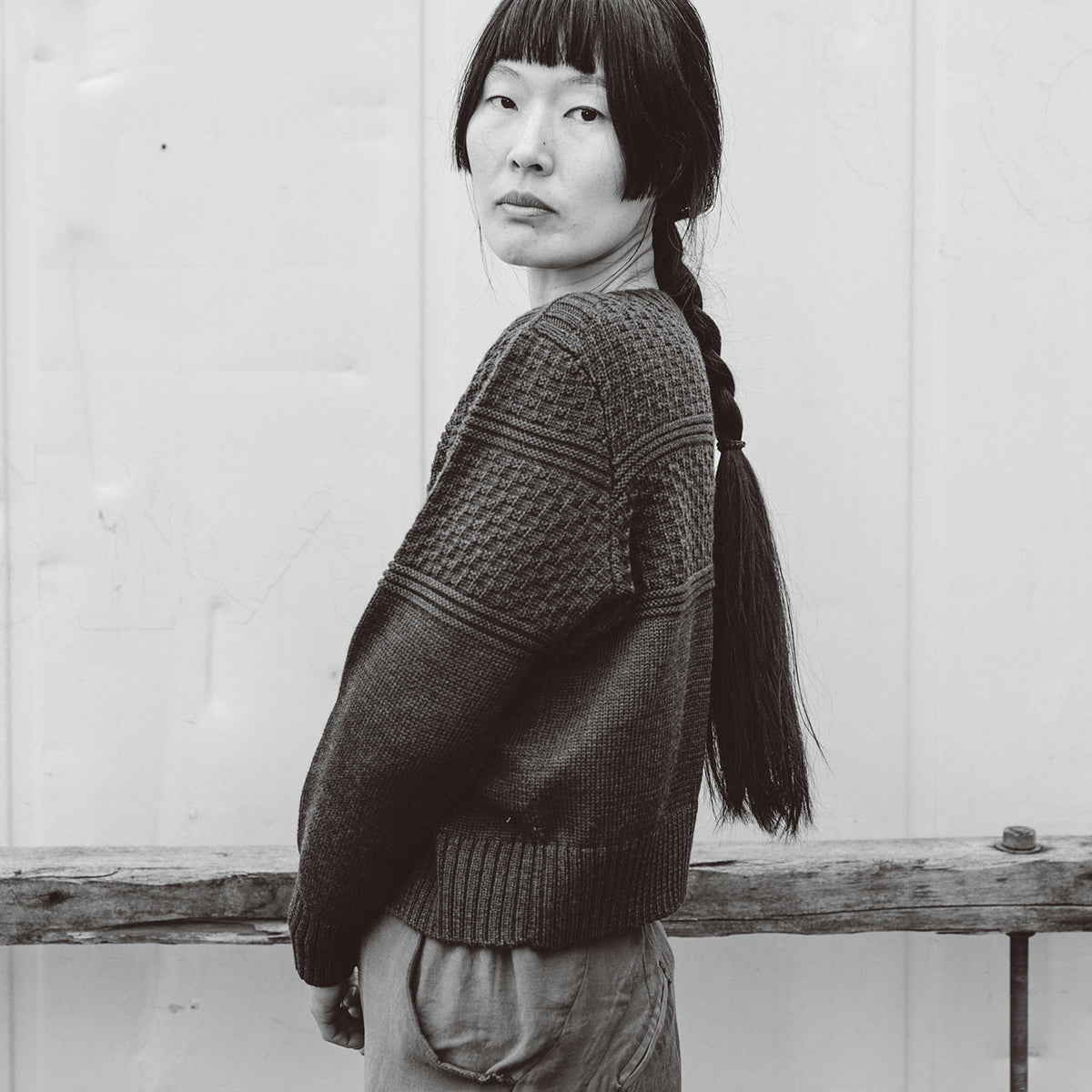 Unisex Fisherman's Gansey - Organic Indigo Dyed (S-XL)