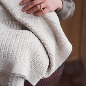 Baby Blanket Chunky Waffle - Alpaca/Merino (100x80m)