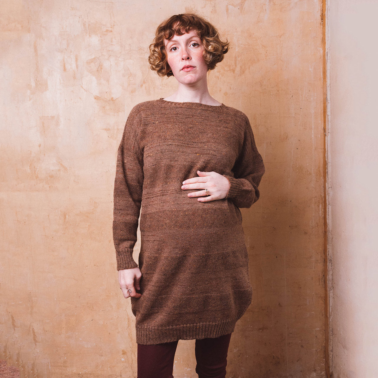 Moss Dress - Alpaca/Merino Tweed
