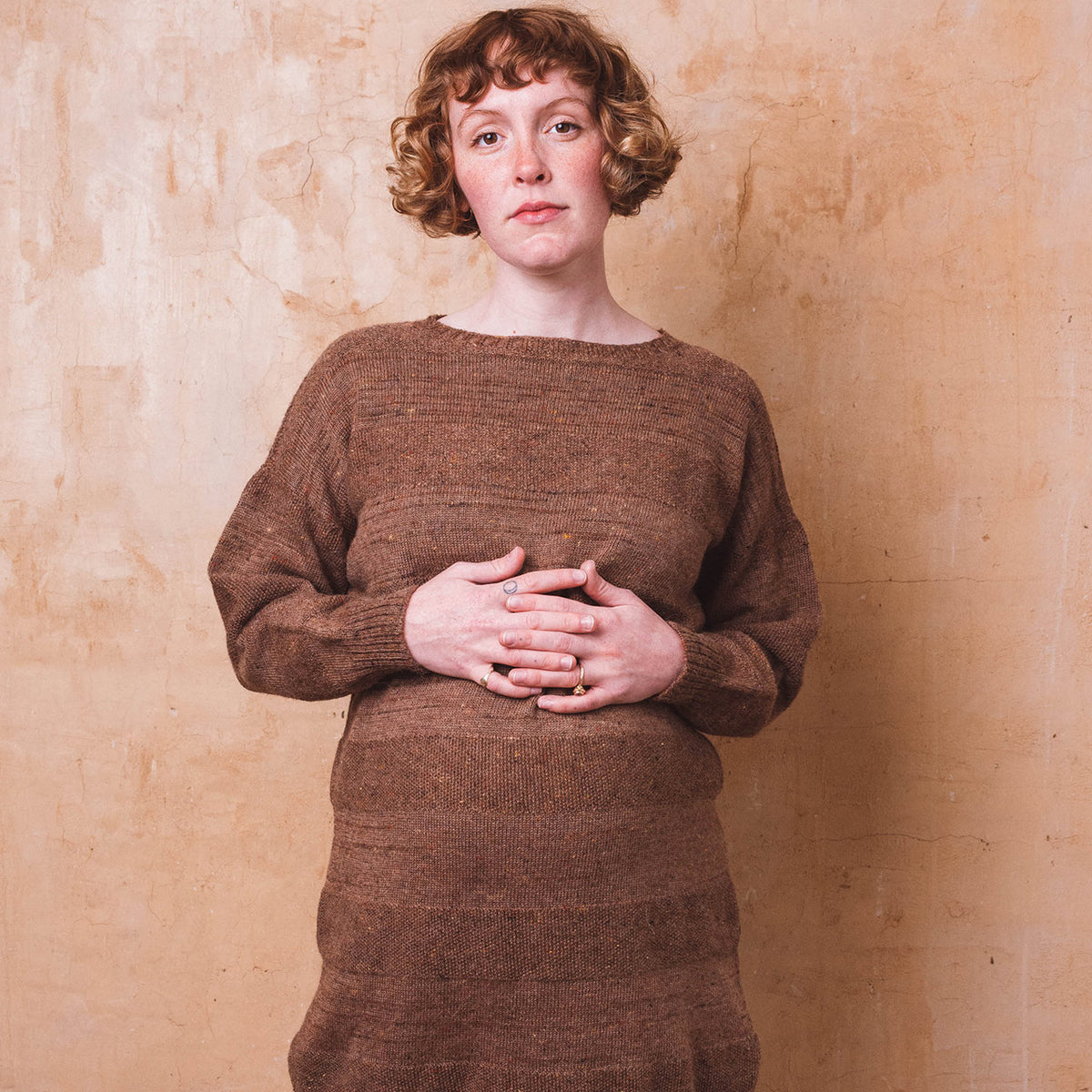Moss Dress - Alpaca/Merino Tweed