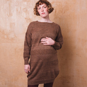 Moss Dress - Alpaca/Merino Tweed