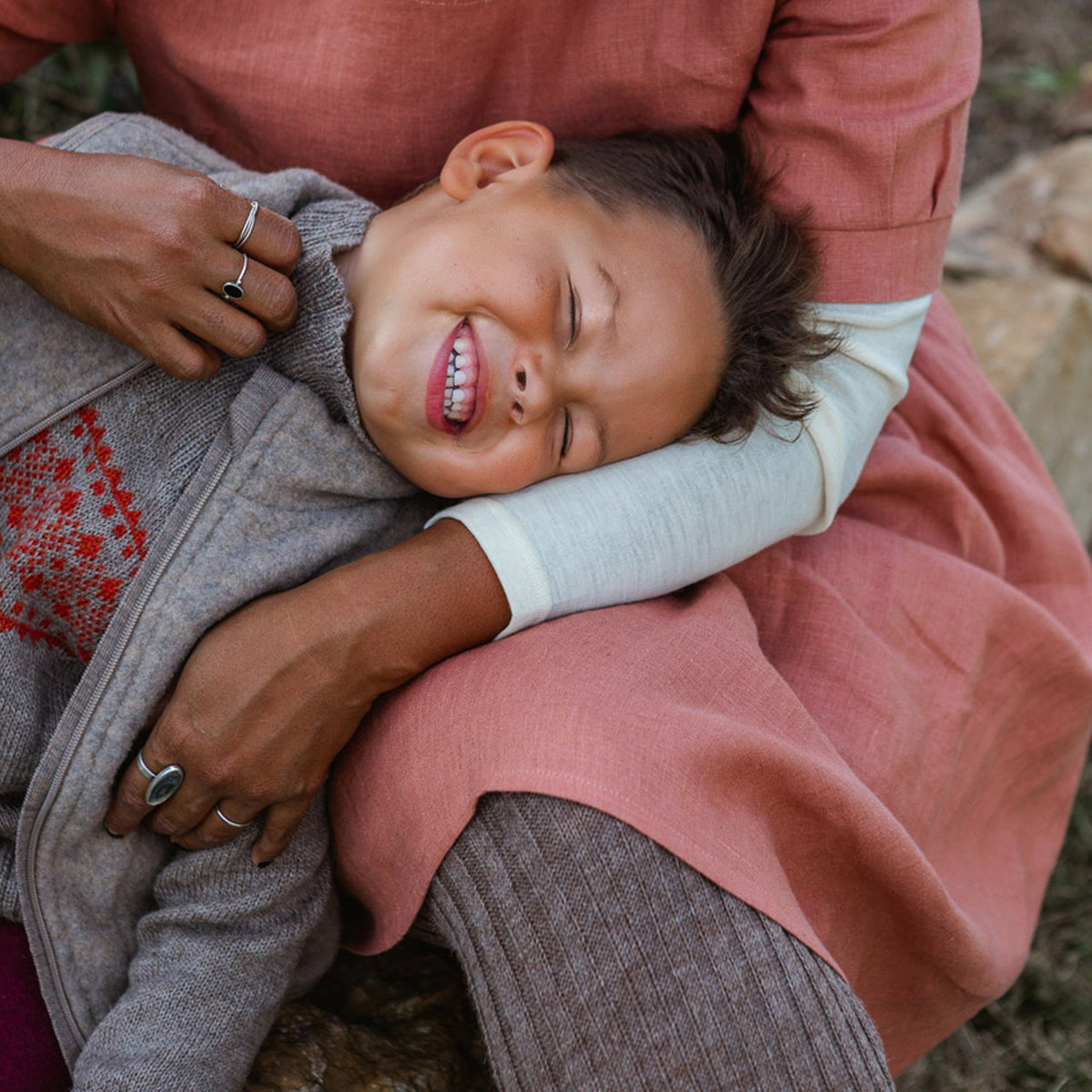 Kirsten Dress in 100% Linen - Taverna Pink Clay (L-XL) *Last One!