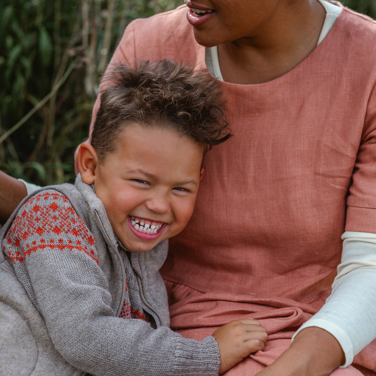 Kirsten Dress in 100% Linen - Taverna Pink Clay (L-XL) *Last One!
