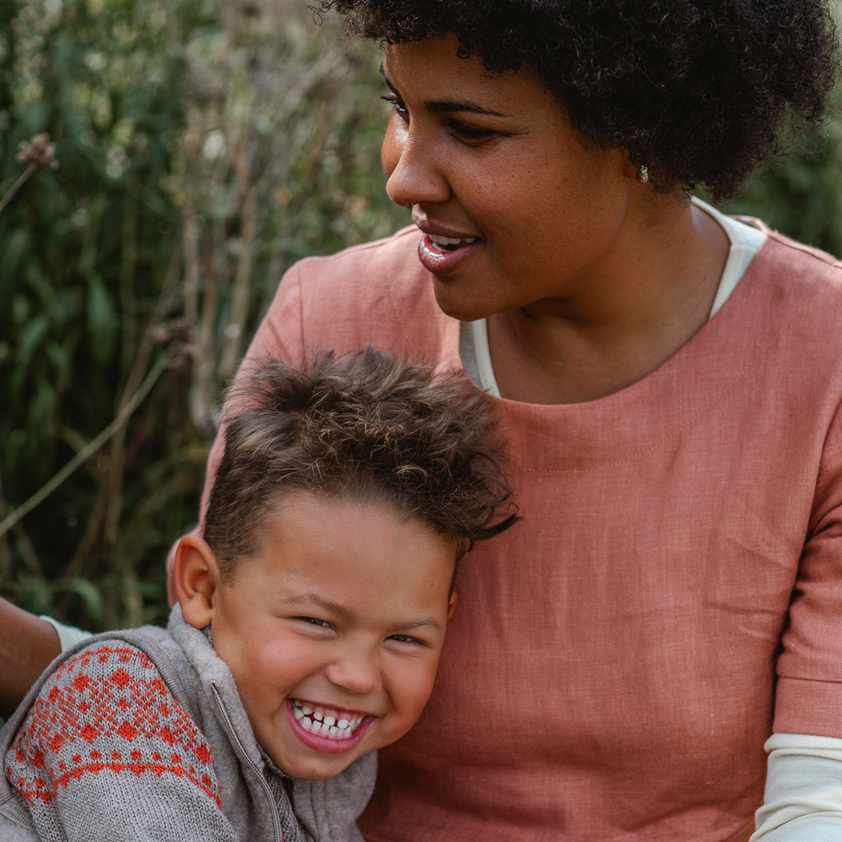 Kirsten Dress in 100% Linen - Taverna Pink Clay (L-XL) *Last One!