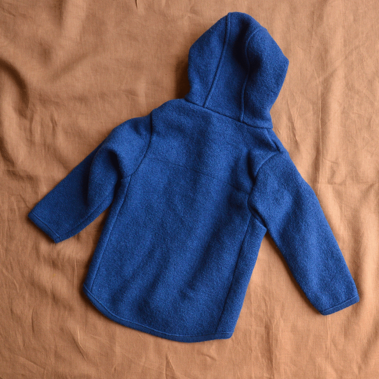 Boiled Wool Jacket - Marine Navy (2-3y) *PRE-LOVED