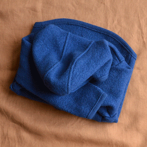 Boiled Wool Jacket - Marine Navy (2-3y) *PRE-LOVED