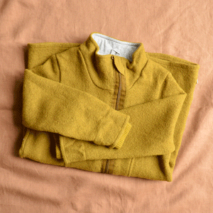 Children's Long Coat - Olive Gold (8-9y) *PRE-LOVED