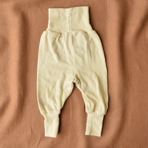 Engel Baby Pants Wool/Silk - Natural (0-3m) - PRE-LOVED