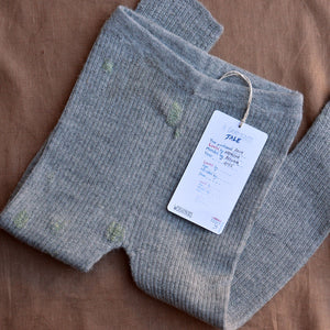 Grandpa Pants in 100% Alpaca - Grey (3-5y) *PRE-LOVED/MENDED