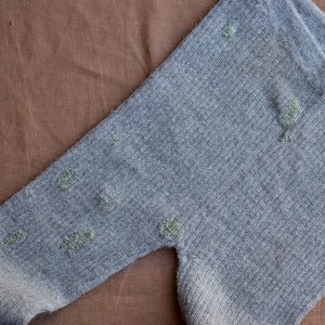 Grandpa Pants in 100% Alpaca - Grey (3-5y) *PRE-LOVED/MENDED