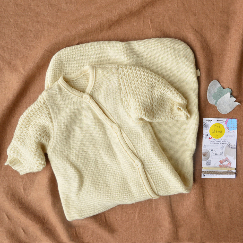 Disana Knitted Sleeping Bag with Arms - Organic Merino (6-18m) - You Mend It!