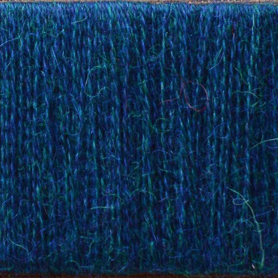 Women's Lise Half Sleeve Sweater - 100% Baby Alpaca - Peacock (S-L)