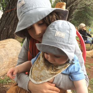 Amelie Sun Bonnet in 100% Organic Linen (6m-4y+)