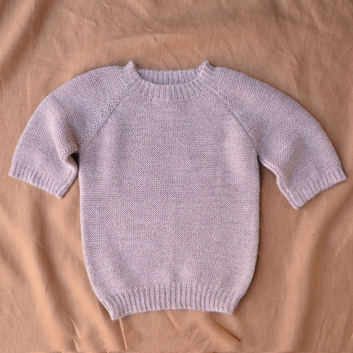 Lise Sweater in Baby Alpaca - Lavender (2-4y) *Last One!