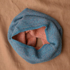 Reversible Double Knit Loop Scarf in Baby Alpaca (Adults)