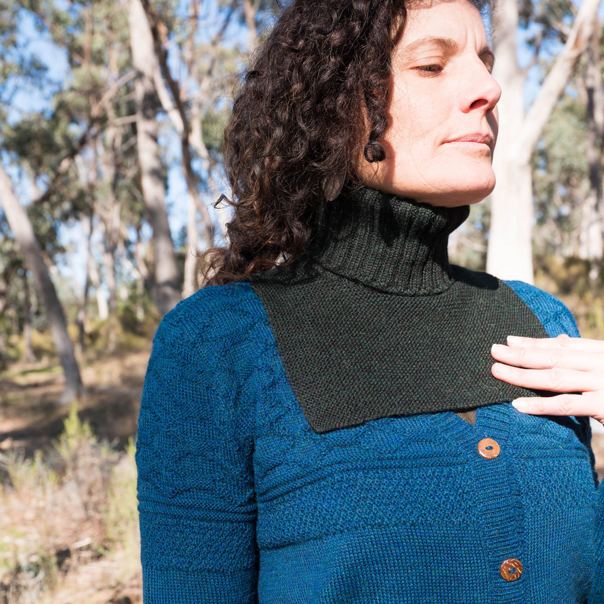 Turtle Neck & Chest Warmer - 100% Baby Alpaca (Adults)