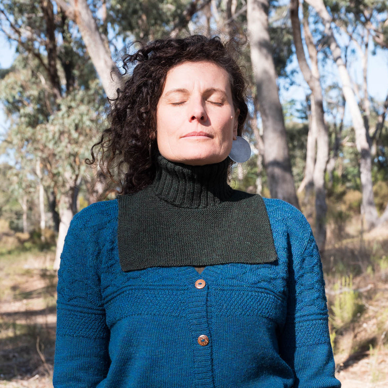 Turtle Neck & Chest Warmer - 100% Baby Alpaca (Child-Adult)