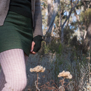 Fingerless Mits - Alpaca Rib (Adults) *Returning Soon