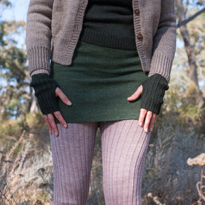 Fingerless Mits - Alpaca Rib (Adults) *Returning Soon