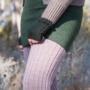 Fingerless Mits - Alpaca Rib (Adults) *Returning Soon