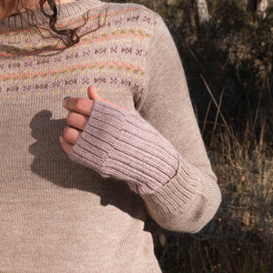 Fingerless Mits - Alpaca Rib (Adults) *Returning Soon