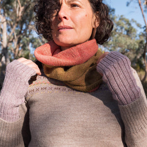 Fingerless Mits - Alpaca Rib (Adults) *Returning Soon