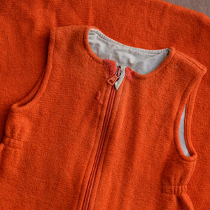 Boiled Wool Sleeping Bag - Orange (6-18m) *PRELOVED/MENDED
