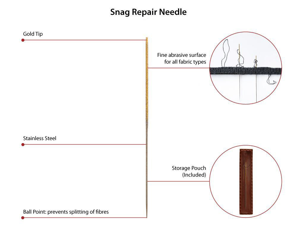 How to Repair a Snag/Loose Threads with Snag-Nab-It Tool