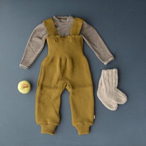 Walnut Wool/Silk Top with shoulder buttons (0-5y)