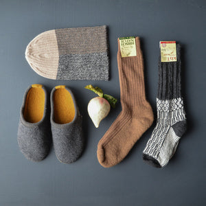 Hygge Fairisle Organic Wool Socks (Adults 36-43)