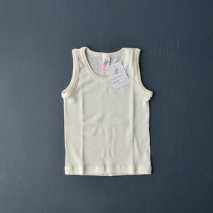 Child's Sleeveless Vest in 100% Organic Wool - Woollykins, Australia