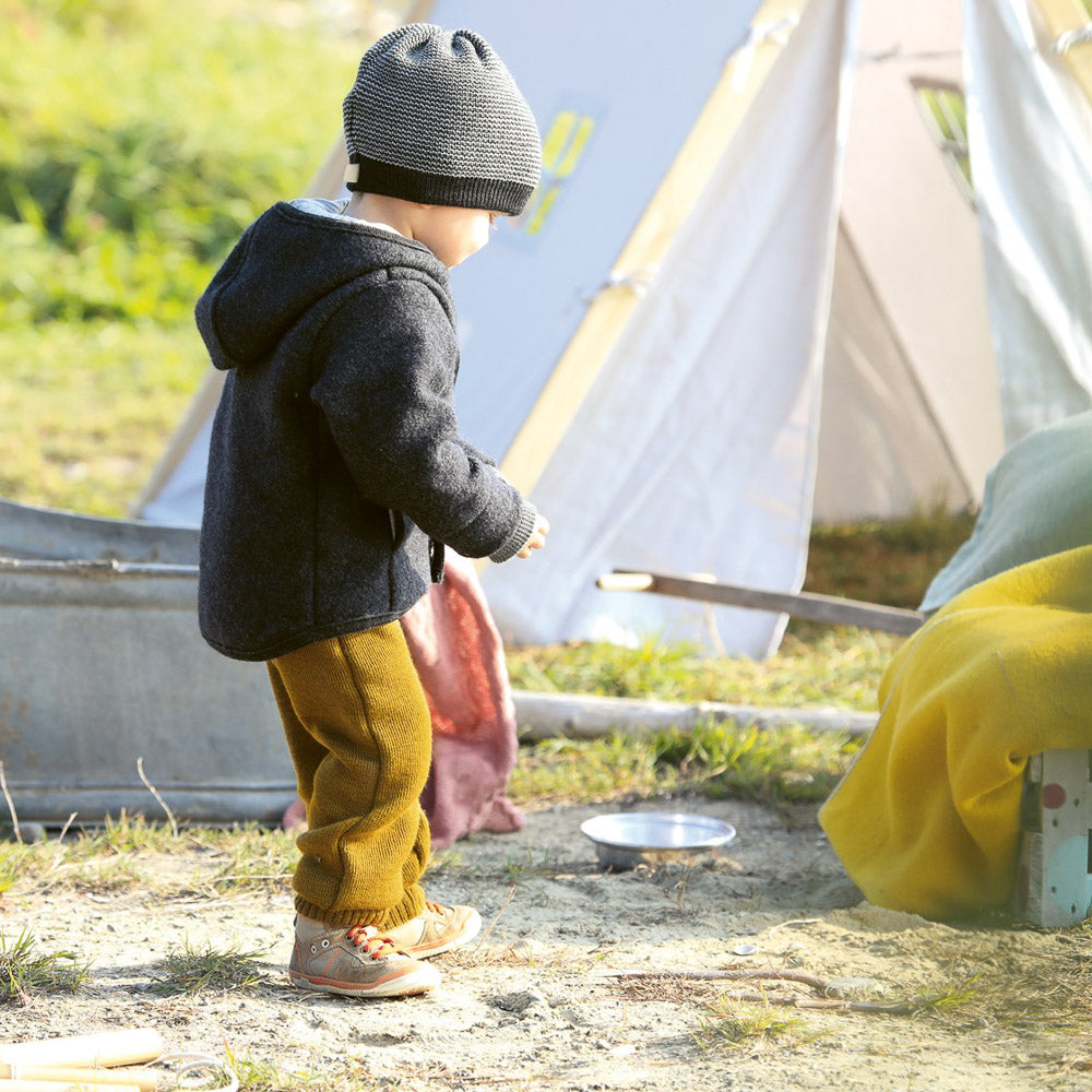 Boiled Wool Jacket - Graphite (1-10y) *Retired Colour