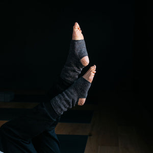 Yoga Socks - Wool - Graphite (Adults 36-42)