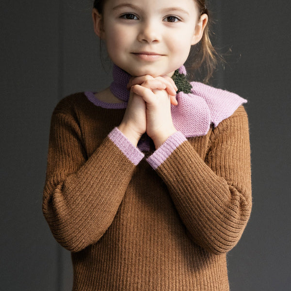 Grandpa Sweater - 100% Baby Alpaca - Camel (18m-3y) *Last One!