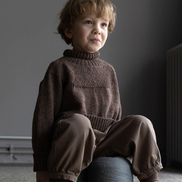 Child s Moss Green Alpaca Merino Sweater by As We Grow from Woollykins