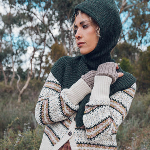 Rib Hood - 100% Alpaca - Grey (Adults) *Returning Soon!