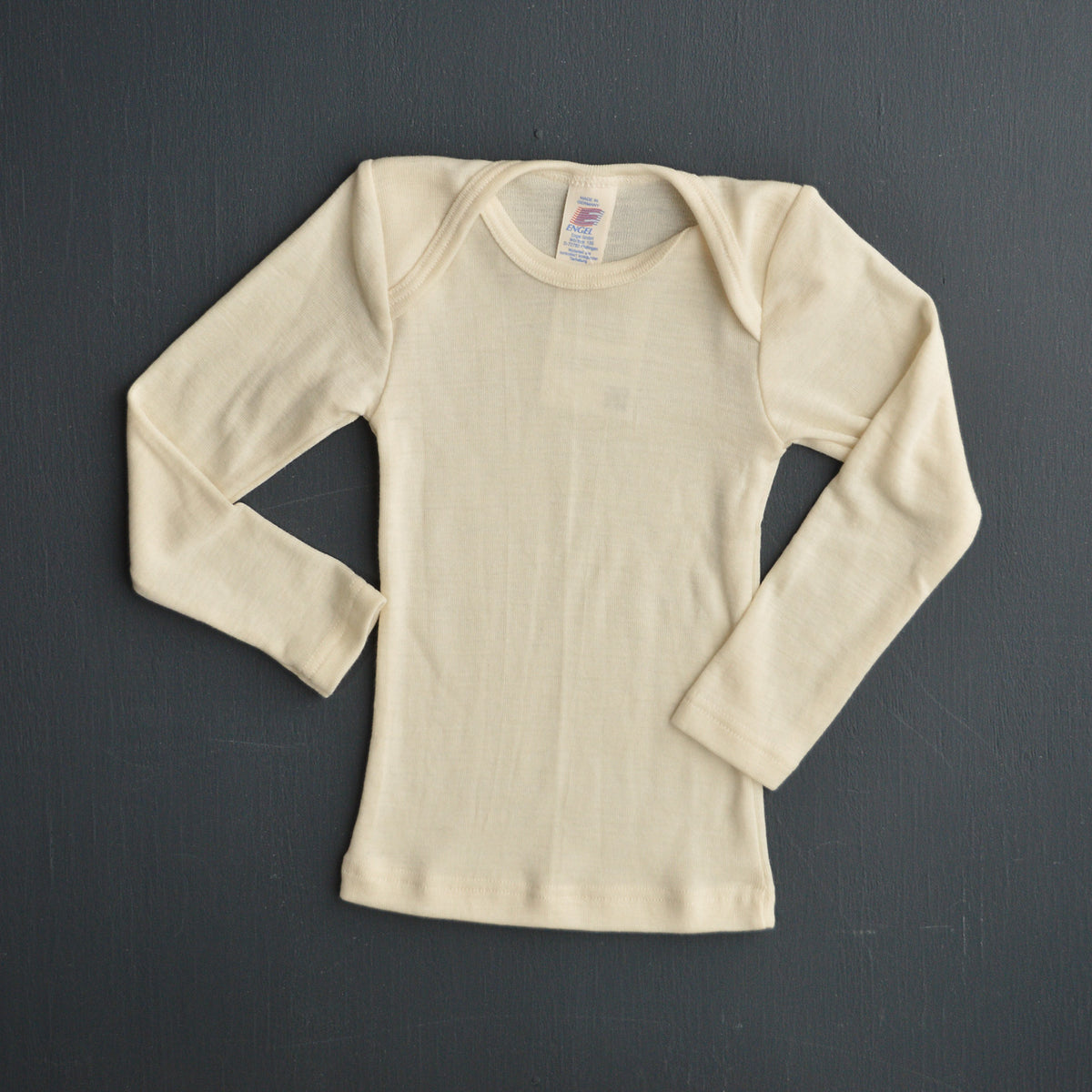 Baby Long Sleeve Top - Organic Merino/Silk (3m-3y)