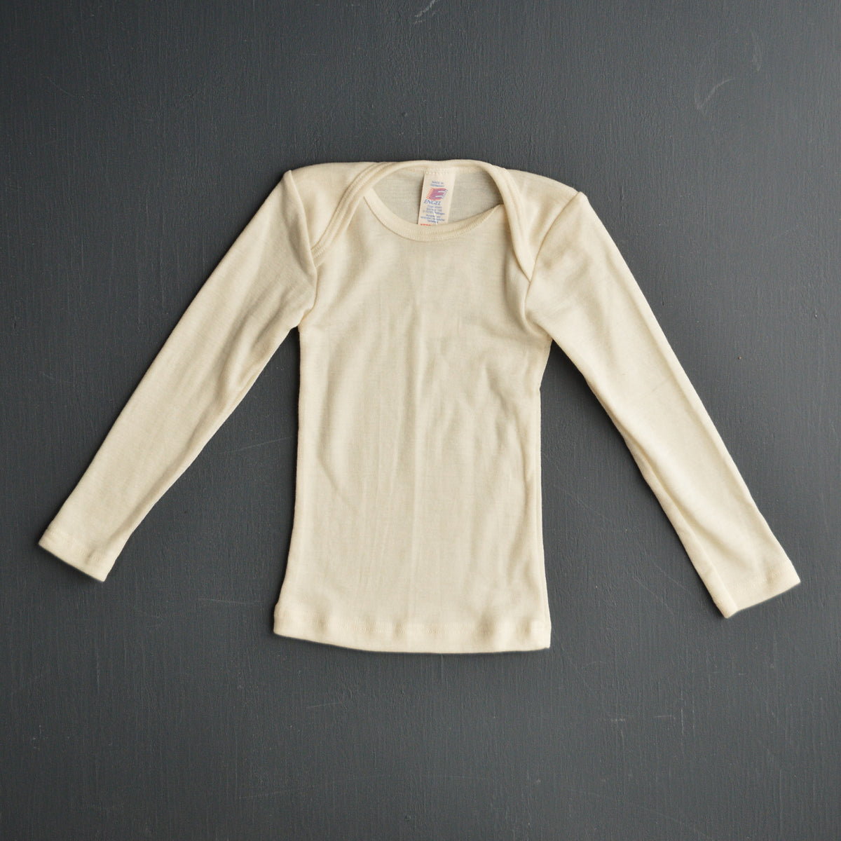 Baby Long Sleeve Top - Organic Merino/Silk (3m-3y)