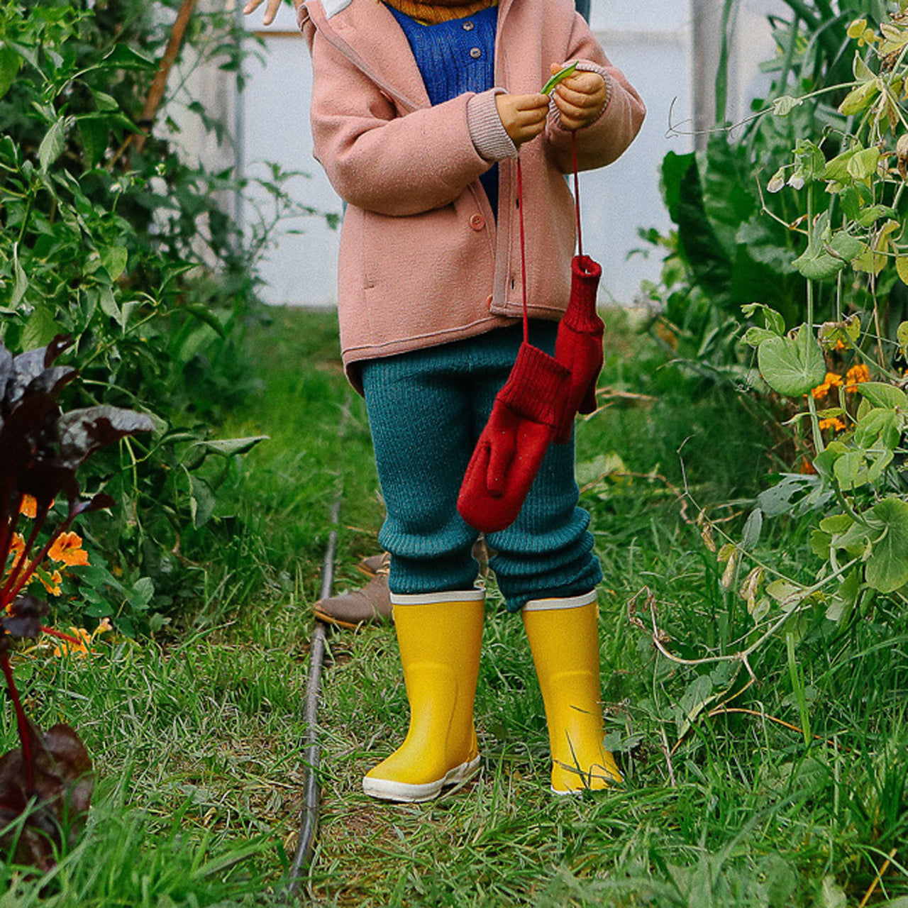 Natural Rubber Gumboots - Yellow (21-35)