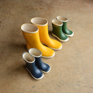 Natural Rubber Gumboots - Navy (21-35)