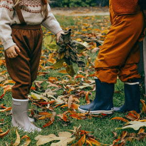 Natural Rubber Gumboots - Forest Green (21-35)