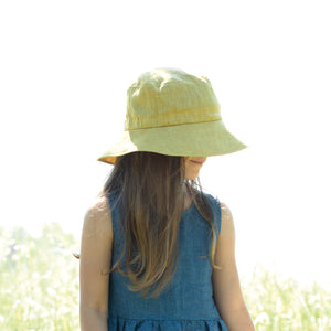 Linen Wide Brim Hat (Child-Youth)