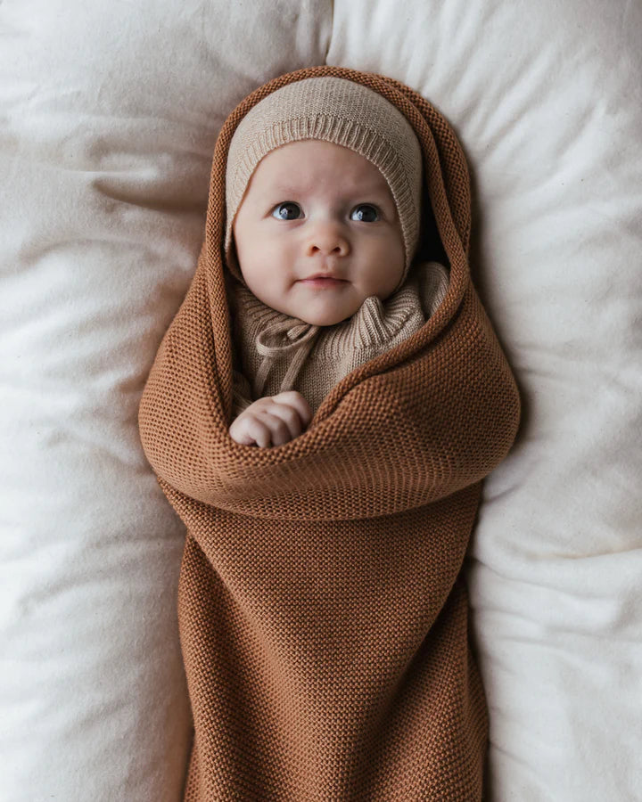 Adjustable Baby Cocoon Wrap in Merino Wool by Hvid from Woollykins